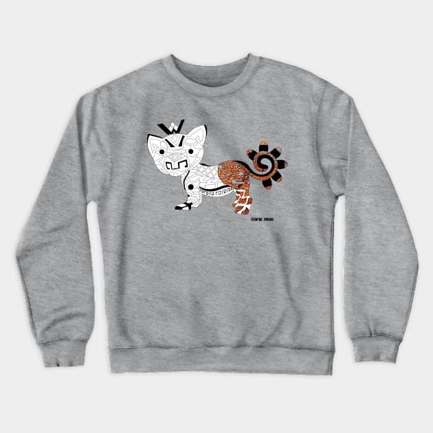 brownie cougar ecopop Crewneck Sweatshirt by jorge_lebeau